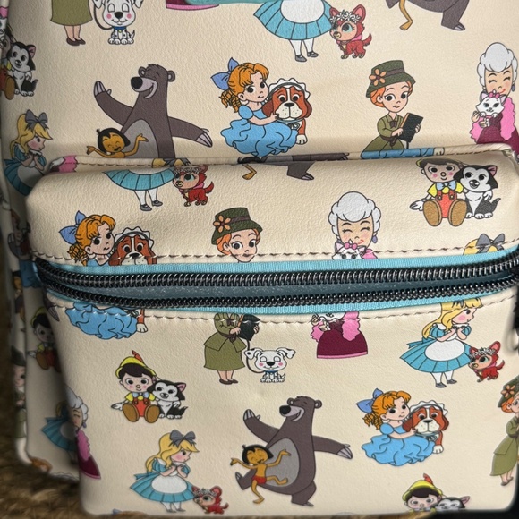 Loungefly Disney Chibi Animal Love Mini Backpack NWT Vegan Leather